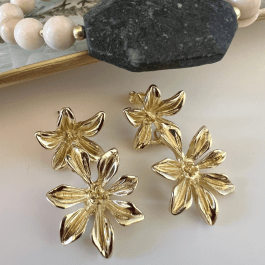 AROS LIRIO ENCHAPADO EN ORO