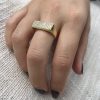 ANILLO CIRCON ENCHAPADO EN ORO - Imagen 4
