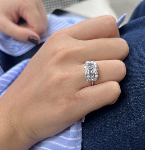 ANILLO VINTAGE PLATA RODINADA - Imagen 3