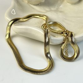 COLLAR CINTA ENCHAPADO EN ORO