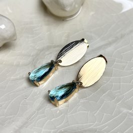 AROS CRISTAL ENCHAPADO EN ORO