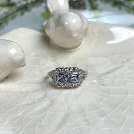 ANILLO VINTAGE PLATA RODINADA