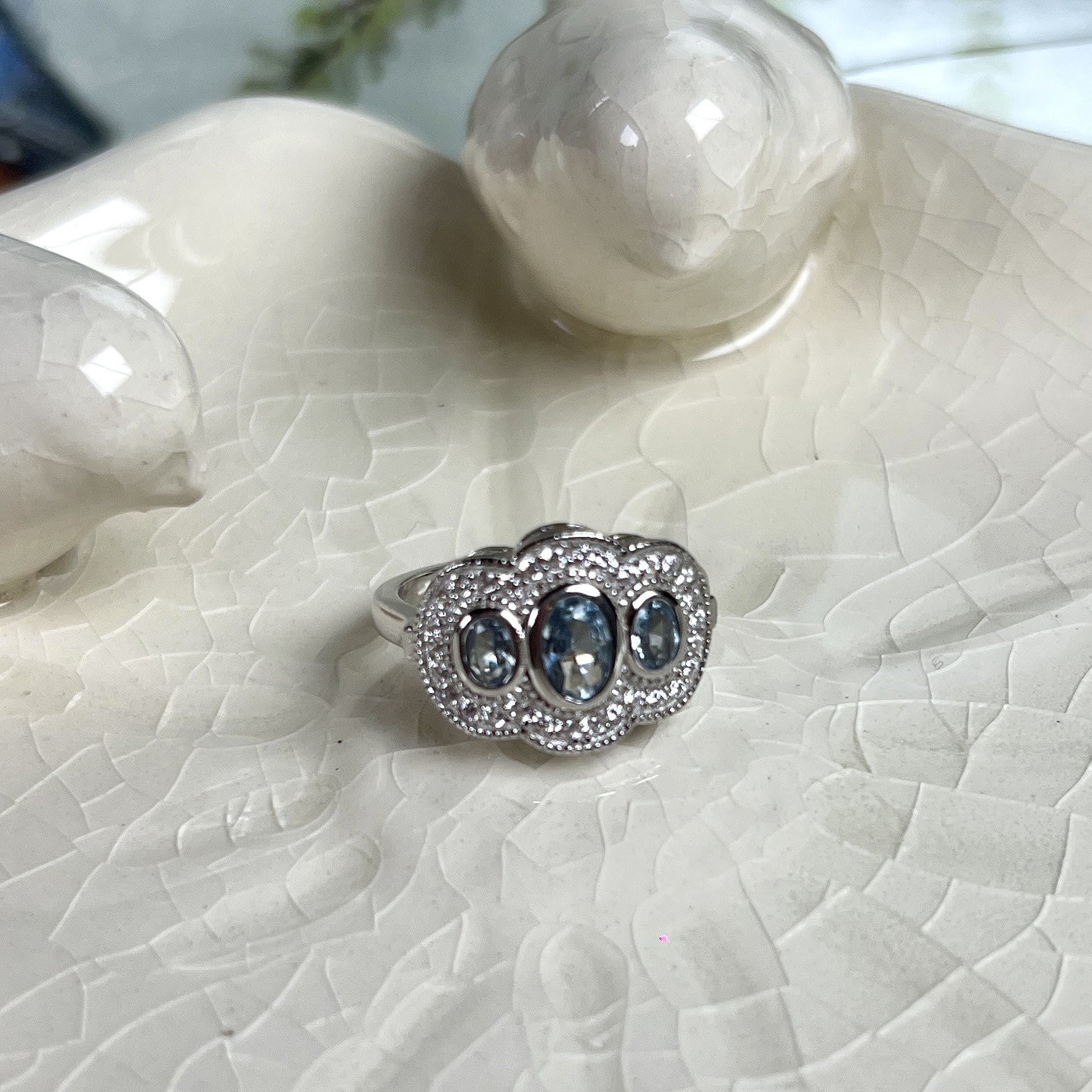 ANILLO MARQUESA PLATA RODINADA