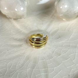 EAR CUFF ENCHAPADO EN ORO