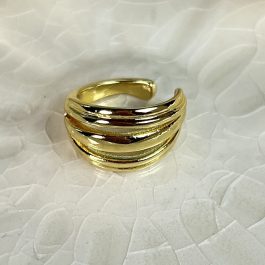 EAR CUFF ENCHAPADO EN ORO