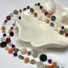 COLLAR MIX PIEDRAS NATURALES ENCHAPADO EN ORO - Imagen 3