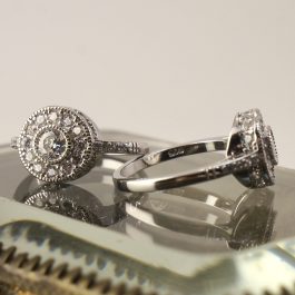 ANILLO VINTAGE PLATA RODINADA