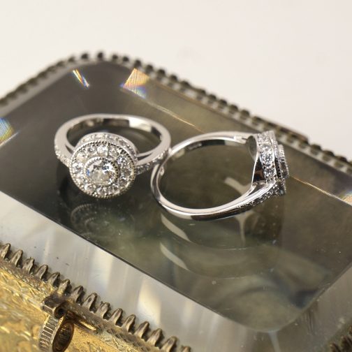 ANILLO VINTAGE PLATA RODINADA - Imagen 3