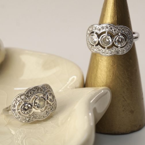 ANILLO MARQUESA PLATA RODINADA