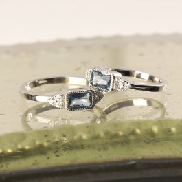 ANILLO VINTAGE PLATA RODINADA